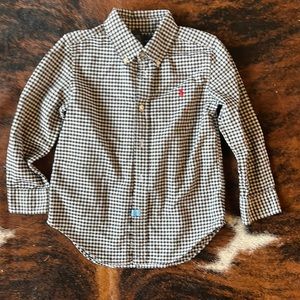 Little boys size 5 polo Ralph Lauren log sleeve shirt